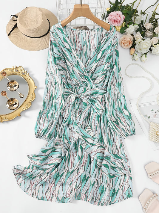 Floral Print Maxi Dress Plus Size