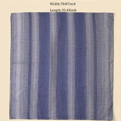 Plaid Scarf Solid Warm Winter Scarf Shawl 1pc