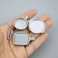 Micro Baking Pan Ornament Micro Steak Micro Omelette Micro Sausage