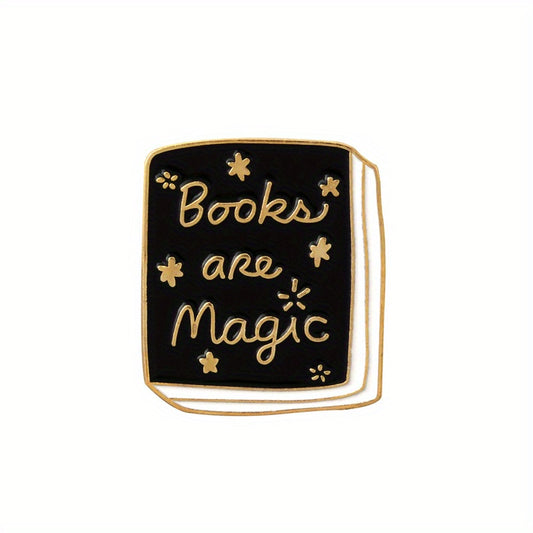 Cartoon Alloy Hedgehog School Book Reading Creative Pin