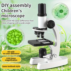 Build-Your-Own Scientific Microscope Kit with Parts List for Learning
