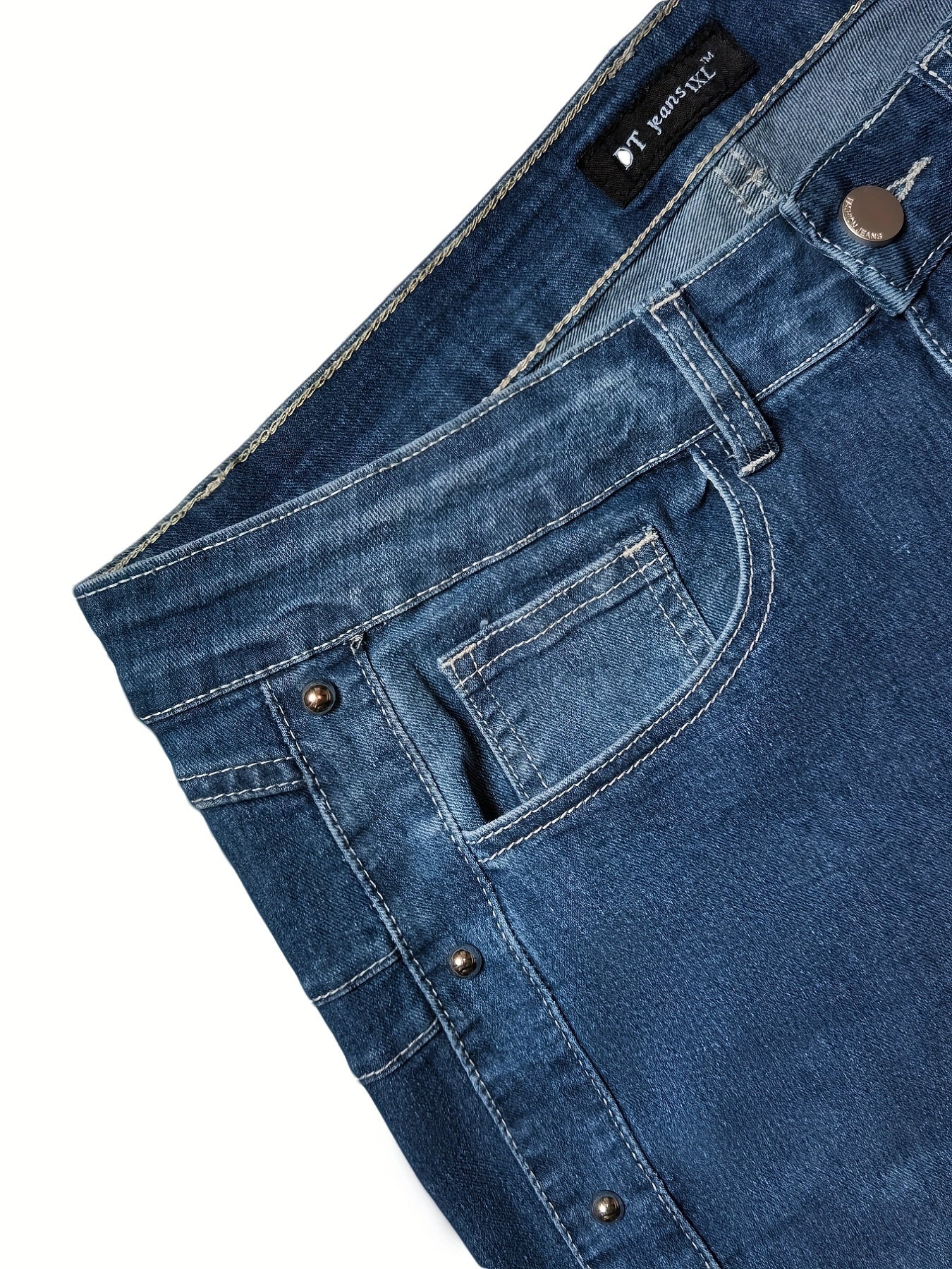  High Rise Stretch Skinny Flared Leg Jeans