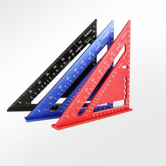 Aluminum Alloy Triangle Ruler Speed Square Measuring Tape for Construction Tools