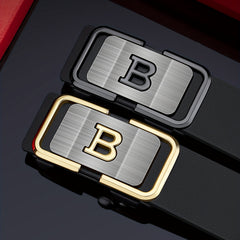 Casual Men's Belt With Toothless B Buckle High Alloy Length 47 2441inch