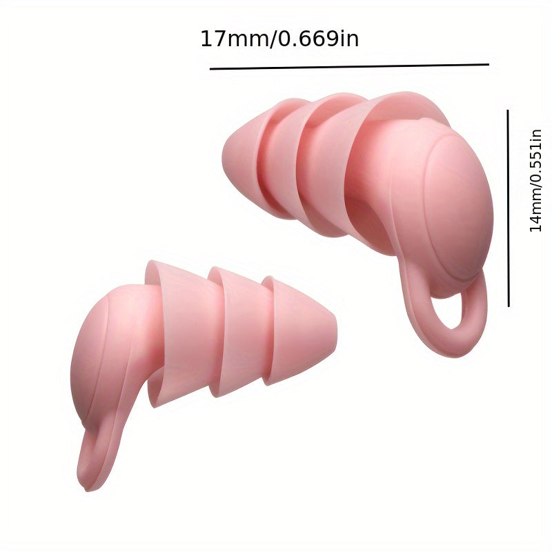 Silicone Ear Plugs for Sleeping Noise Reduction
