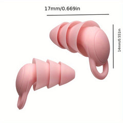 Silicone Ear Plugs for Sleeping Noise Reduction