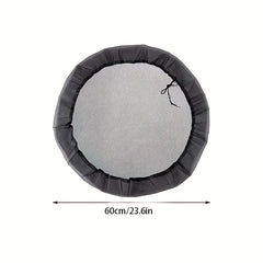 2pcs Mesh Rain Barrel Cover Drawstring Buckets Netting