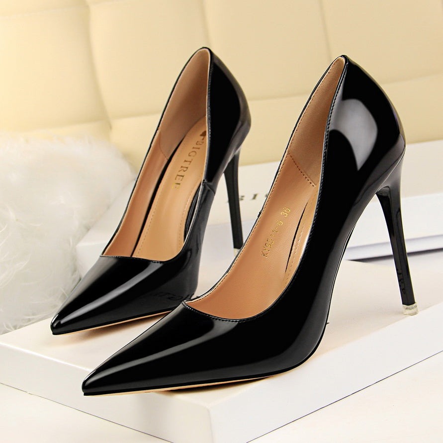 Women's Pointed Toe High Heels Stiletto Slip On Pumps