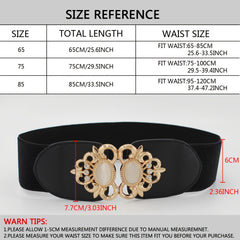 Women's Jeweled Elastic High Waist Belt for Casual Party
