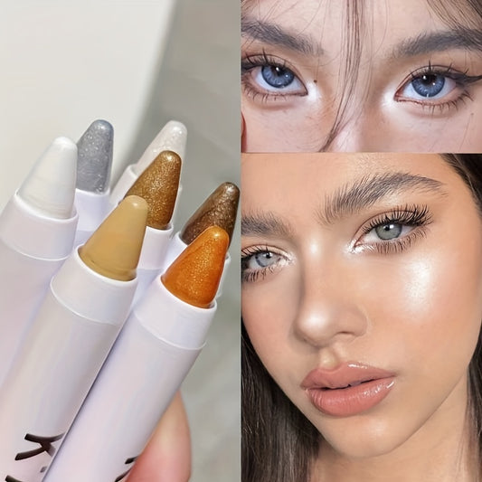 7 Colors Eyeliner Highlighter Pen Matte Glitter Waterproof Pearly Shimmer