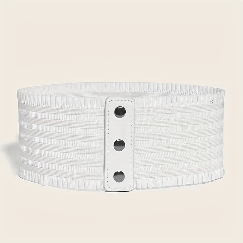 2pcs Elastic Wide Belt Waistband for Women