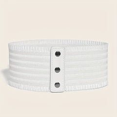 2pcs Elastic Wide Belt Waistband for Women