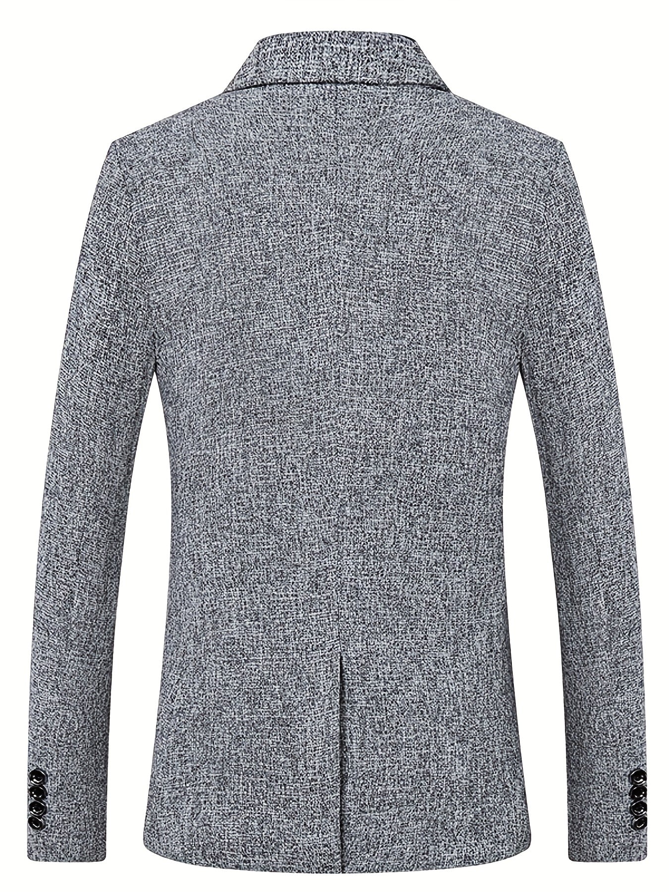 Men's Tweed Pattern Lapel Sports Coat Spring Fall