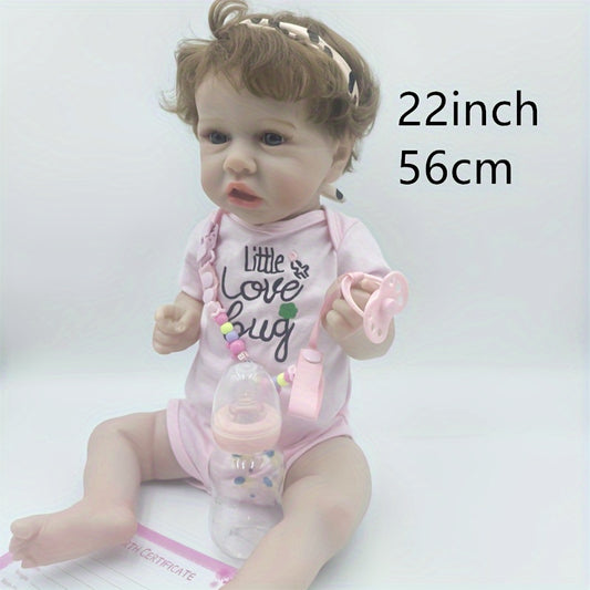 22 inch Pink Hoodie Reborn Doll Birthday Christmas