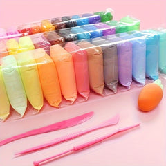 24 Colors Light Clay Rubber Mud With Clay Tools Mud Clay DIY Project Clay Hand..