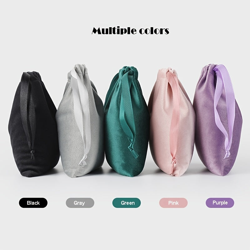 Velvet Drawstring Bags Pouches for Jewelry Storage and Travel - 1pc
