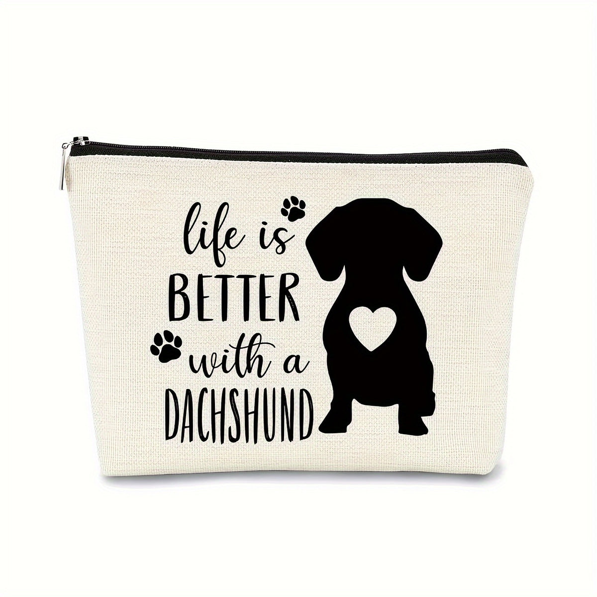 Dog Lover Makeup Bag Travel Wash Bag Storage Bag
