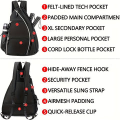 Waterproof Pickleball Bag with Accessories