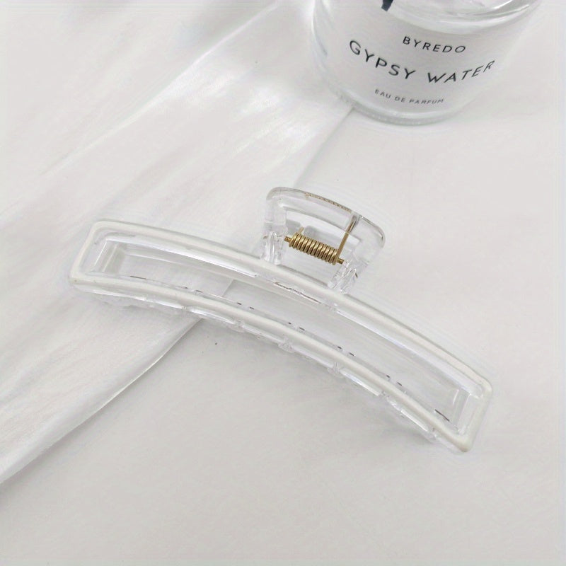 Enamel Hair Clip Solid Hair Accessory for Girls and Women