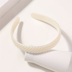 Faux Pearl Decor Headband Sweet Headdress Hair Accessories