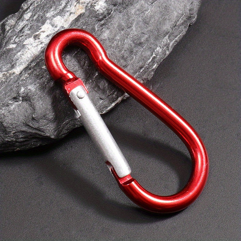 10pcs Aluminum Alloy Carabiner Fast Hanging Buckles for Mountaineering & More