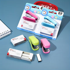 Cartoon Style Mini Stapler Set for Office