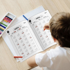 100 Addition Problems Fun Workbook for Kids with Colorful Illustrations