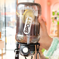 1000ml Water Cup PC Material Bouncing Straw Cup