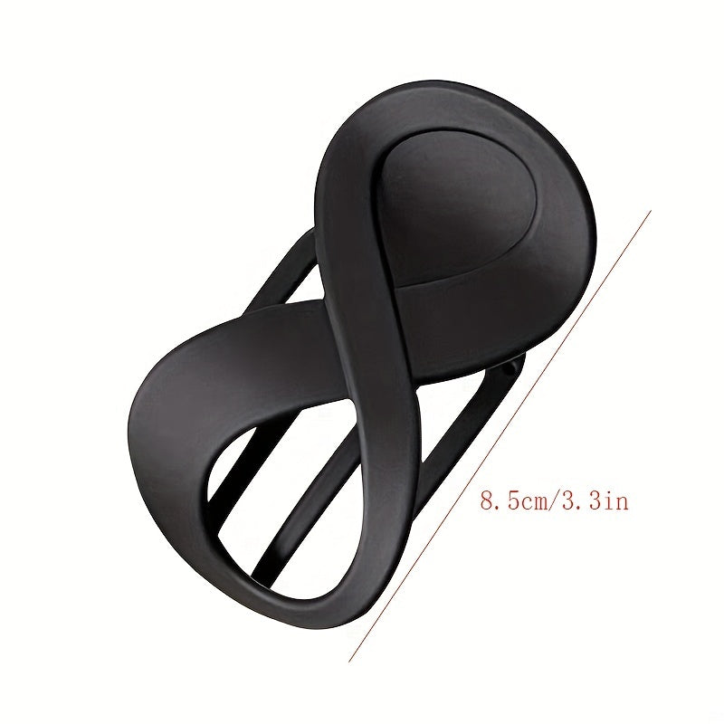 2pcs Matte Hair Claw Vintage Banana Clip Non Slip Hair Accessories