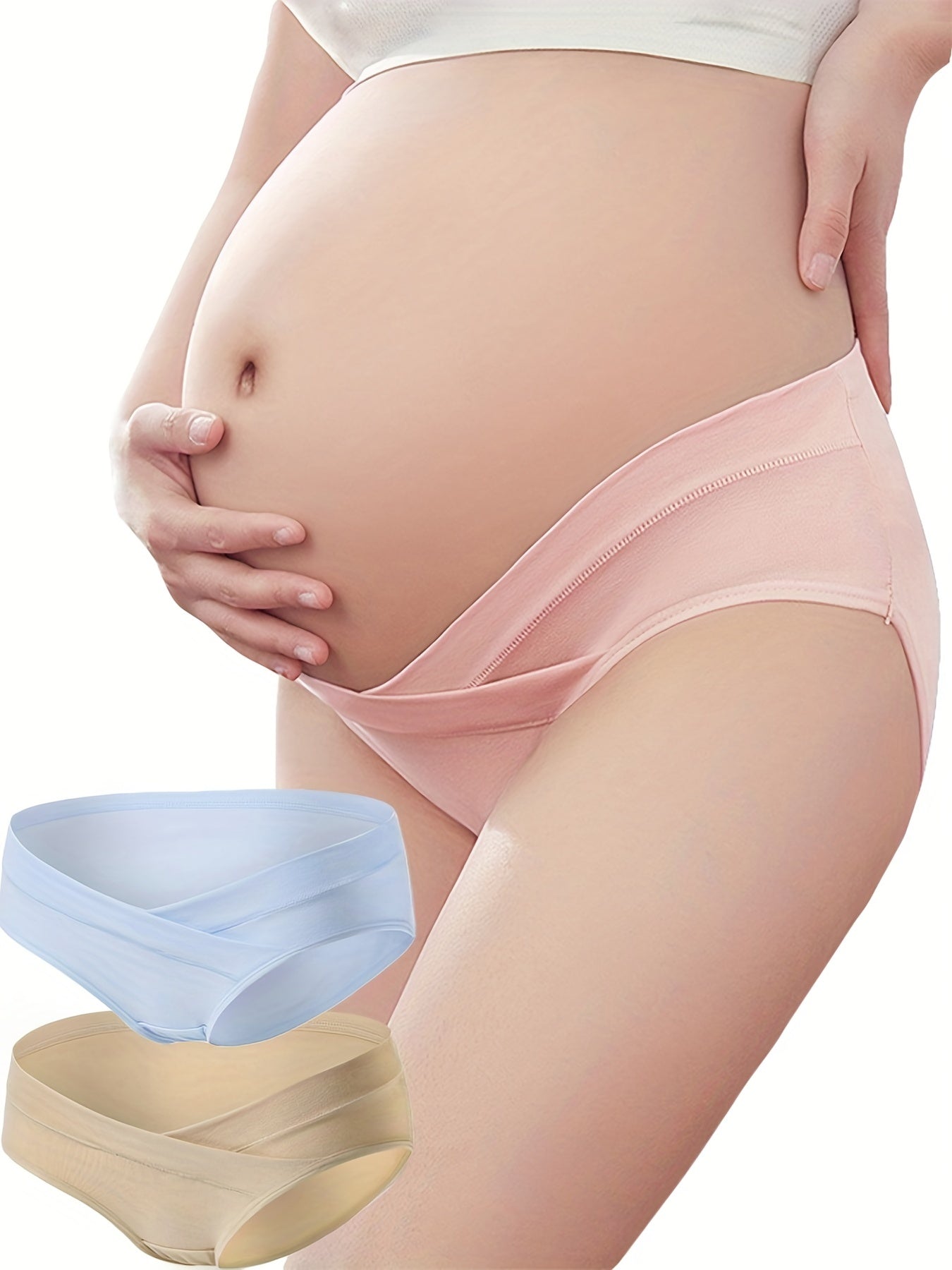 3pcs Low Waist Maternity Panties Comfortable Underwear for Pregnancy