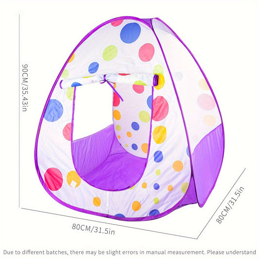 Kids Pop up Game Tent Indoor Outdoor Dot House Toy