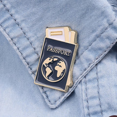 Protect Earth Enamel Brooch Creative Decorative Accessory