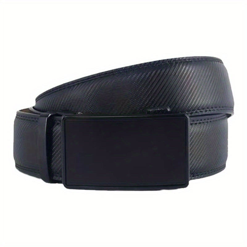 Casual Business Boys' Trousers Belt Men's Belt Automatic Buckle 3 Wide