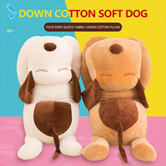 Simulation Lying Dog Plush Toy Sleeping Pillow Long Dog Pillow
