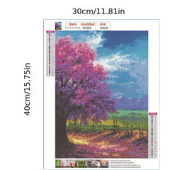 4pcs 5D Diamond Painting Four Seasons Trees DIY Kit