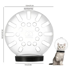 Transparent Breathable Pet Cat Muzzle Anti-bite Anti-scratch Headgear