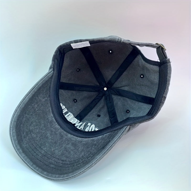 Alphabet Embroidery Baseball Cap Sunshade Soft Top Hat