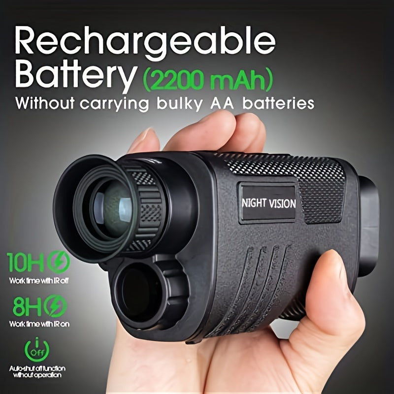8X Infrared Digital Night Vision Monocular Telescope Large Screen