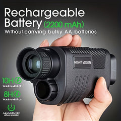 8X Infrared Digital Night Vision Monocular Telescope Large Screen