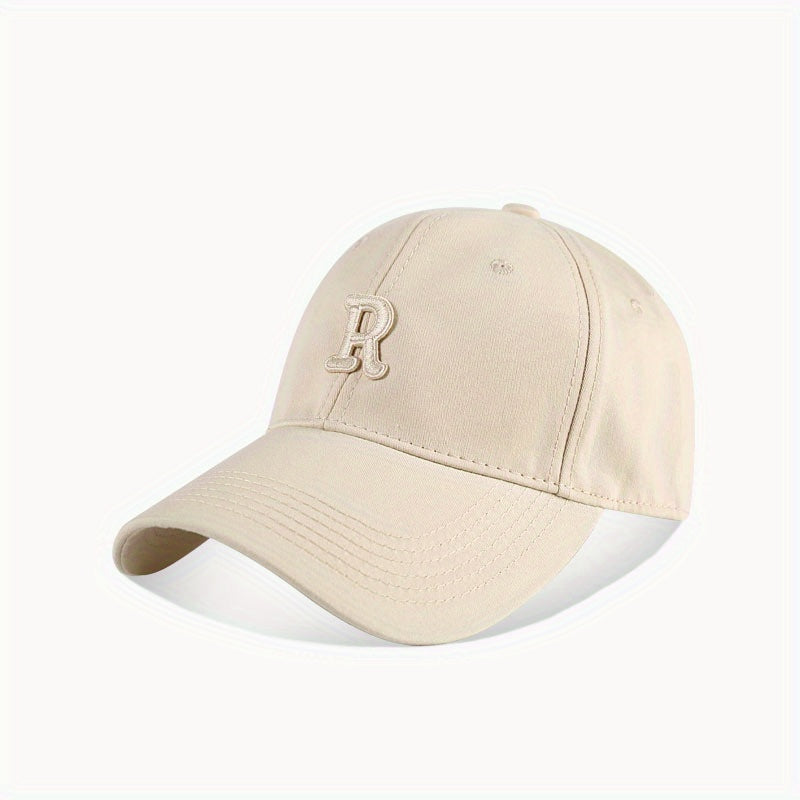 R Standard Coffee Baseball Hat Women's Large Head Slim