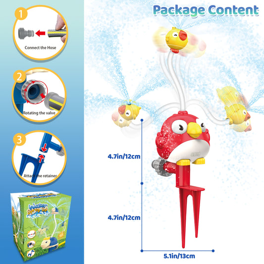 Bird-Themed Water Spray Toy Set for Kids 3+