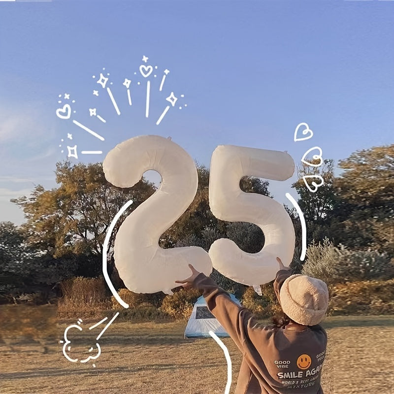 81 Large Birthday Number Balloon Aluminum Film Decoration