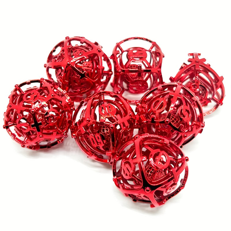 7pcs Hollow Bell Dice Set for Board Game