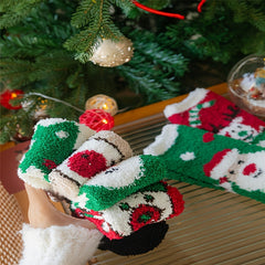 7 Pairs Christmas Socks Fuzzy & Comfy Women's Stockings