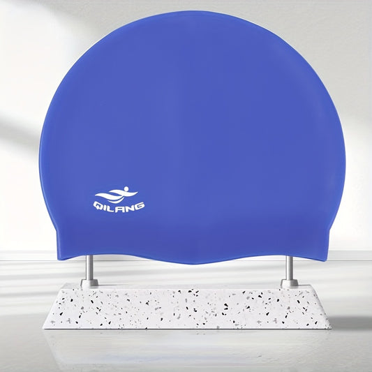 Waterproof Silicone Swimming Cap for All Ages