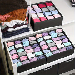 Foldable Fabric Sock and Underwear Drawer Organizer Hanging Storage