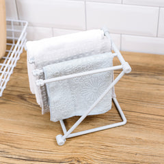 Kitchen Hanger Countertop Holder Folding Dishcloth Drain Cup Shelf