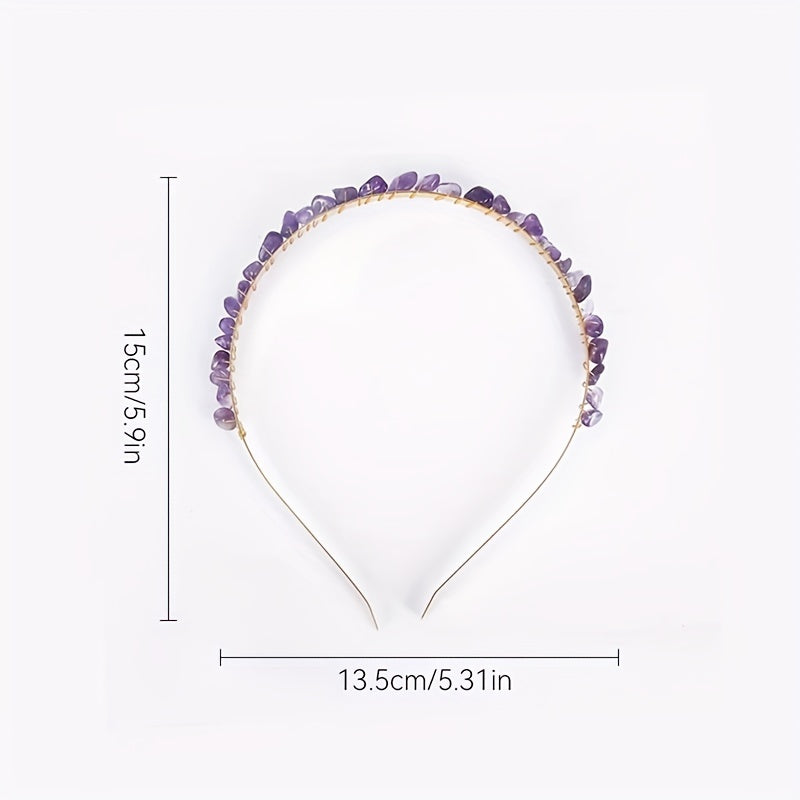 Crystal Vintage Style Headband Metal Headress Hair Accessories