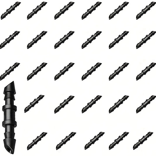 30-50pcs Drip Irrigation Barbed Coupling Fittings - Drip Tubing Irrigation