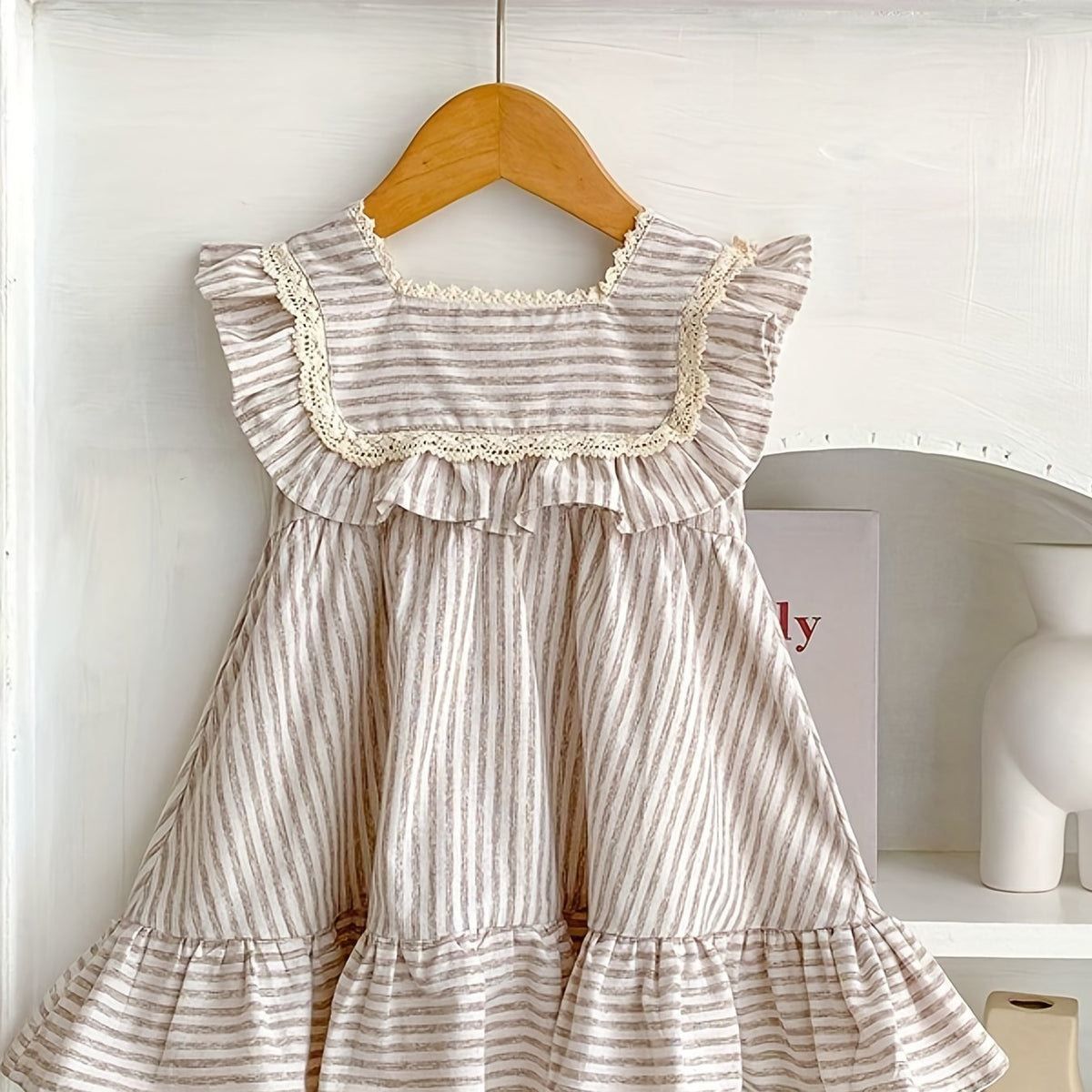 Baby Girls Cotton Princess Dress Ruffle Summer Dress